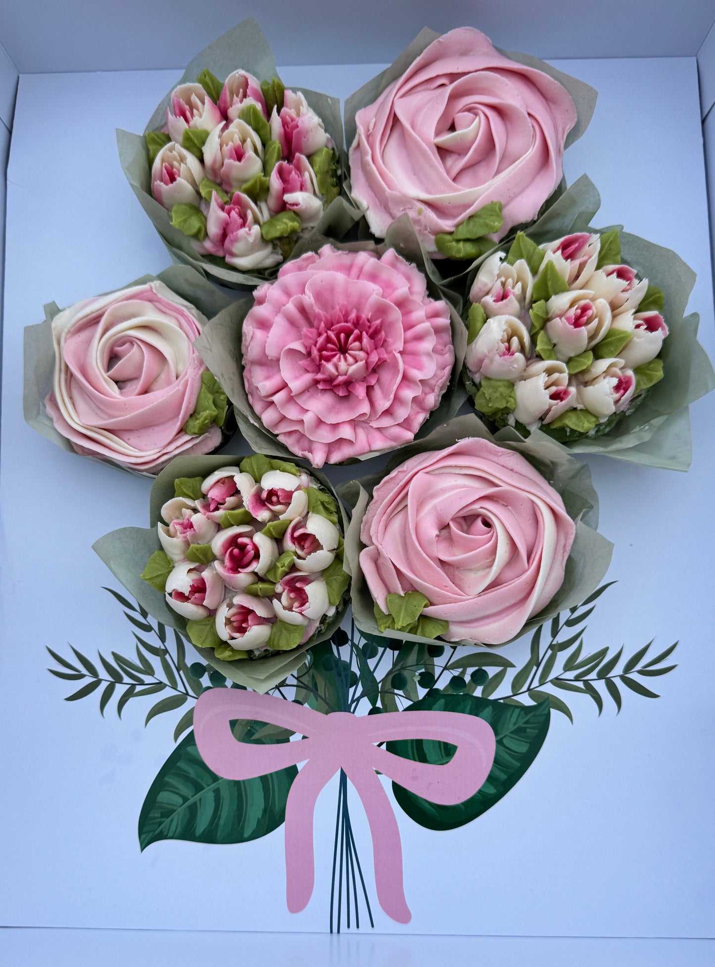 Mother's Day 7x Flower Bouqcakes